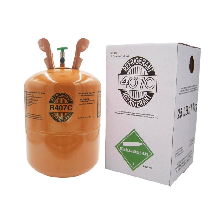 20.9LB R407C Refrigerant GAS High-Performance for HVAC Refrigeration Systems Packaging Tank - Image 5